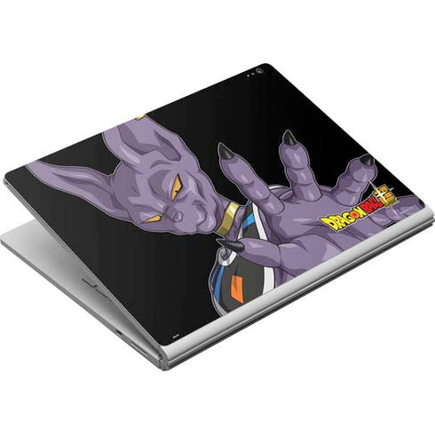 Dragon Ball Super Beerus Portrait Surface Book Skin
